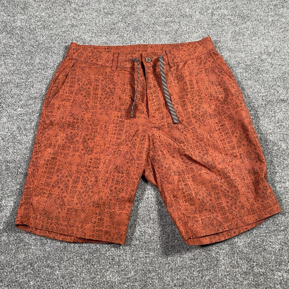 Sherpa Adventure Gear Mens Size 30 Hybrid Shorts Aztec Geometric Print Hiking